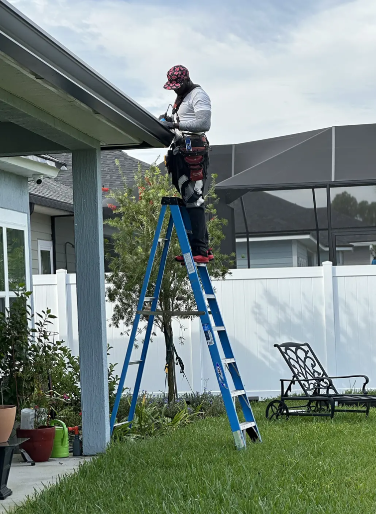 Gutter Cleanout - Palm Cosat