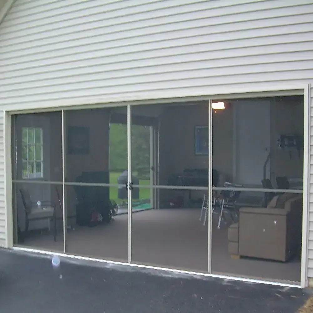 Sliding Garage Screen - Palm Coast