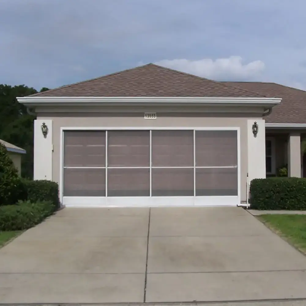 Sliding Garage Screen - St Augustine