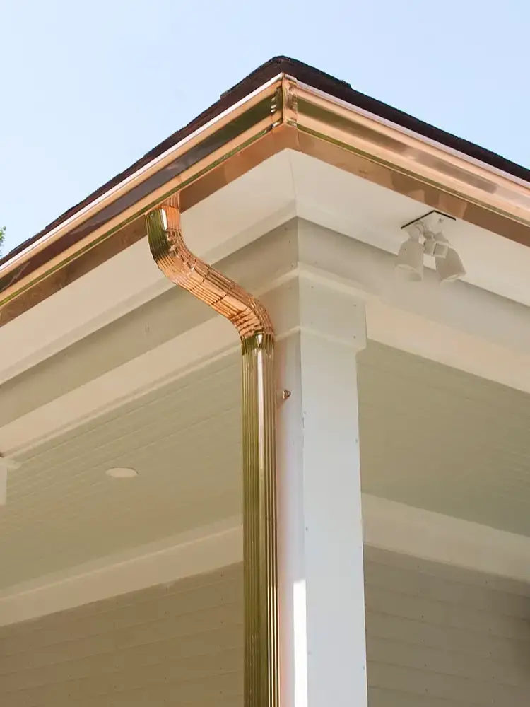 Copper gutters - Palm Coast Florida Copper gutters - Palm Coast Florida